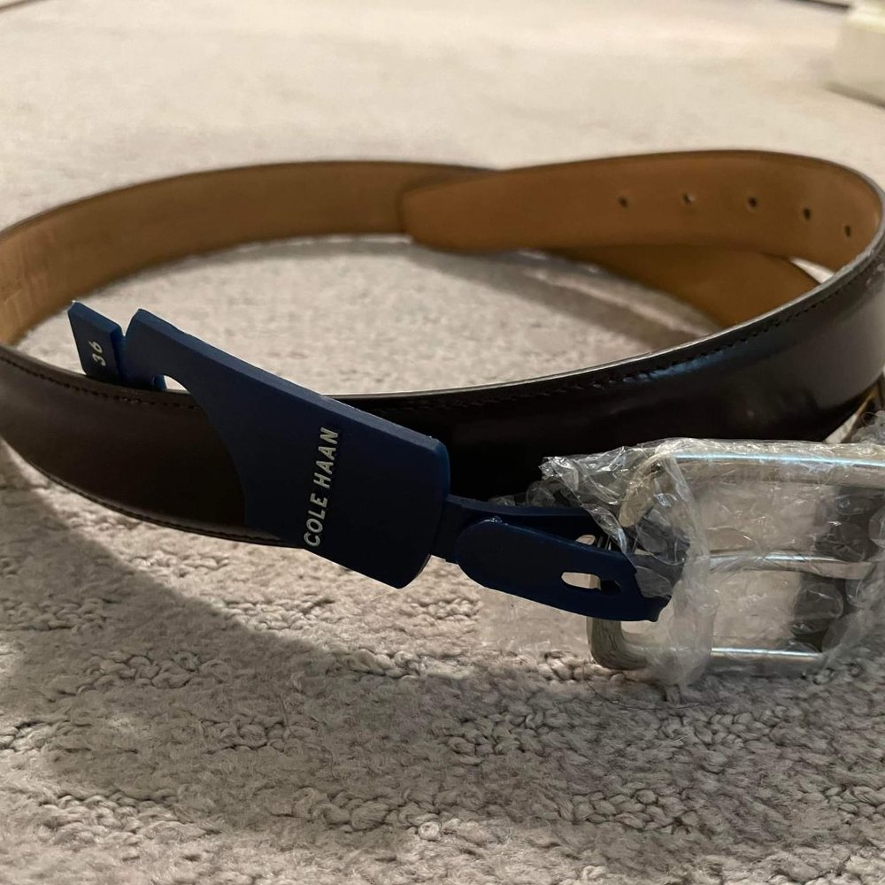 Cole Haan Leather Belt 36 Inches